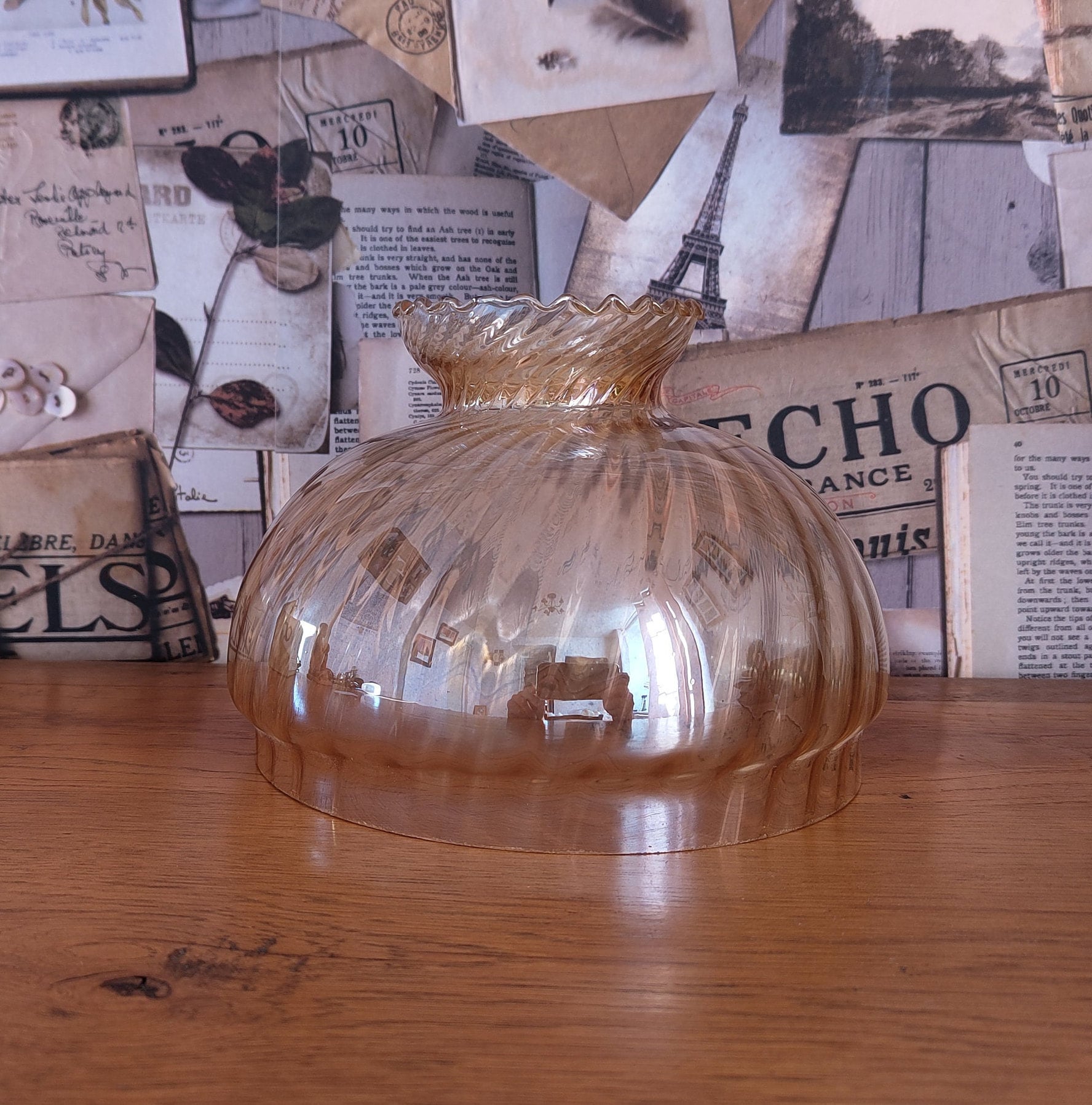 Amber Glass Lamp Shade - Etsy Amber Glass Lamp Shade - Etsy