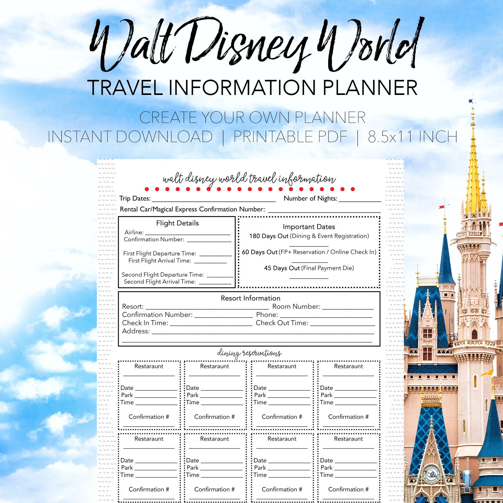 disney travel card