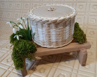 Country Basket / Paper Woven / Woven Basket