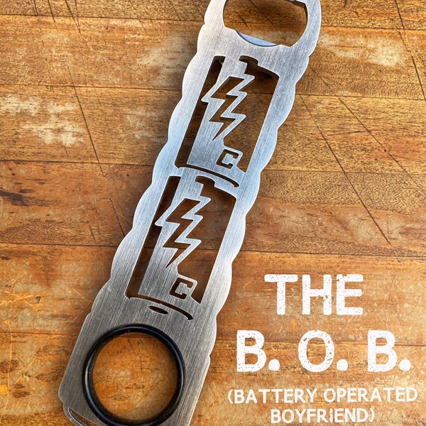 Bottle Opener, Bar Key, Bar Blade, "The B.O.B." By Decap Bottle Openers