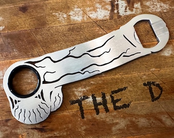 Bottle Opener, Bar Key, Bar Blade, "THE D" By Decap Bottle Openers