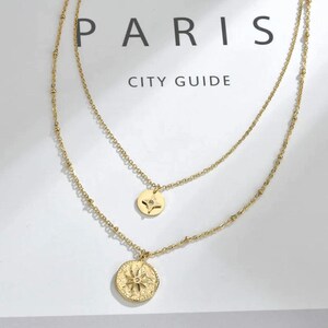 Stainless steel necklace.