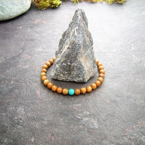 Friendship bracelet, Turquoise bracelet, Tiger skin Jasper, bracelet, Gemstone bracelet, Yoga bracelet, Chakra bracelet, Natural stone
