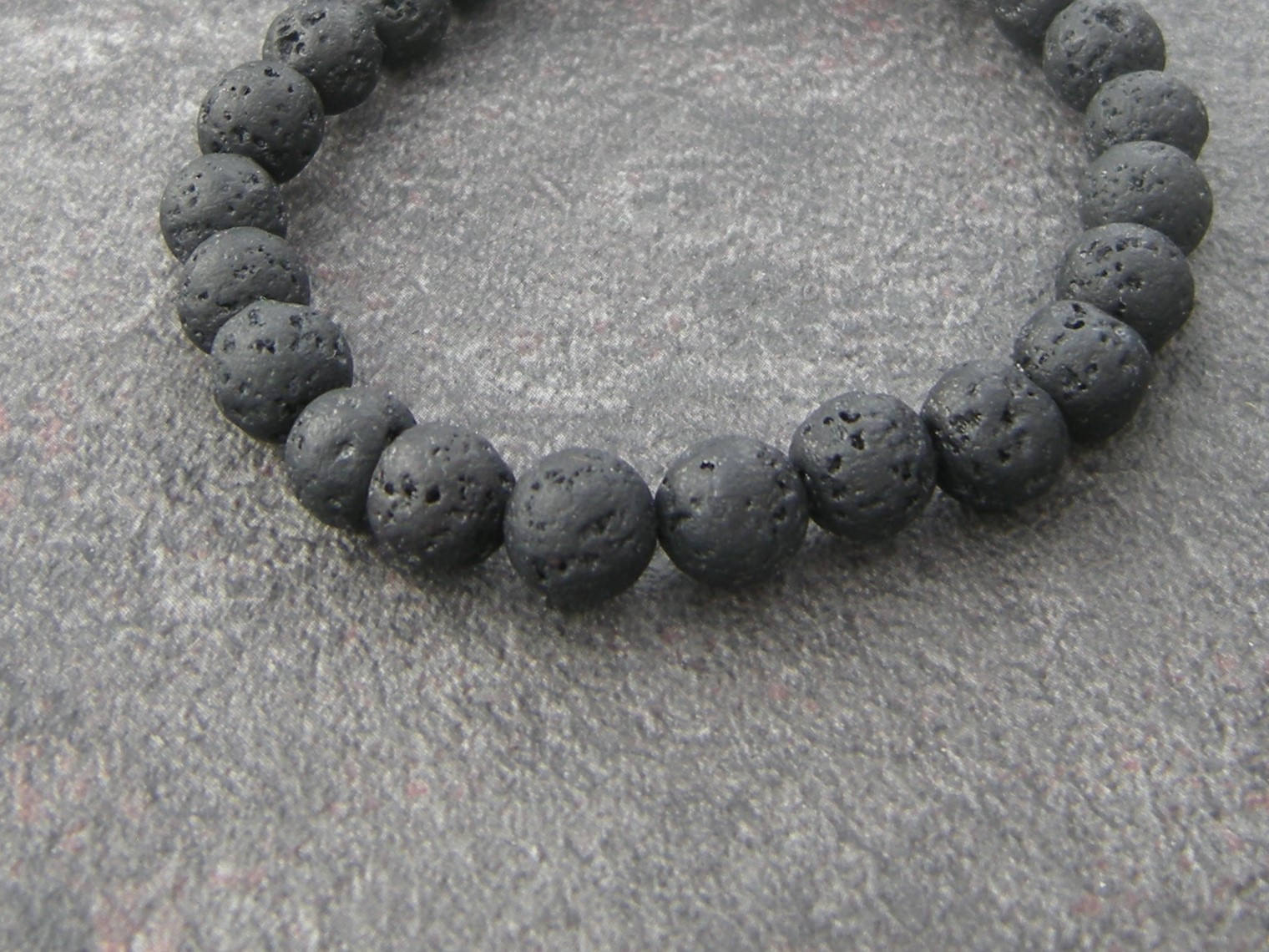 Lava Stone & Onyx Buddha Bead Bracelet - Yoga Chakra Bracelet For Men & Women - View #12