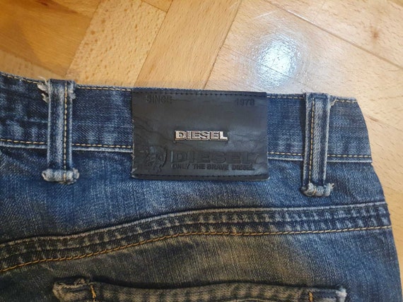 Diesel Jeans Size 38 Man Blue Stone Washed Diesel Denim - Etsy