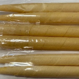 6 candles ear-high quality -beewax-no aroma-Hollow-10.25in 25.6 cm-candling+3 disc protectors+10 swabs