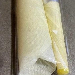10 large opening ear candles-bee wax-candling-no aroma-natural-Hollow-Cones-Ear cleaning opening 1" -  8.5 in long +5 protectors +10 swabs