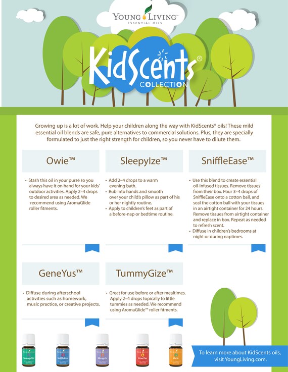 Young Living Kidscents Owie Essential Oil Sample 1ml 1 5ml Etsy