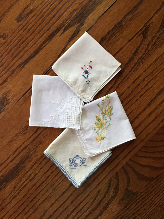 embroidered hankies