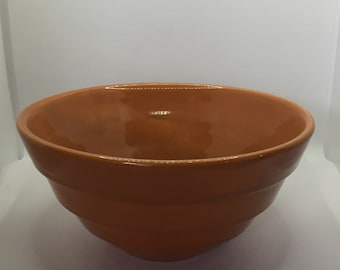 Ceramic Pottery Bowl, Stoneware Vintage Bowl, USA Pottery Bowl Mixing Bowl