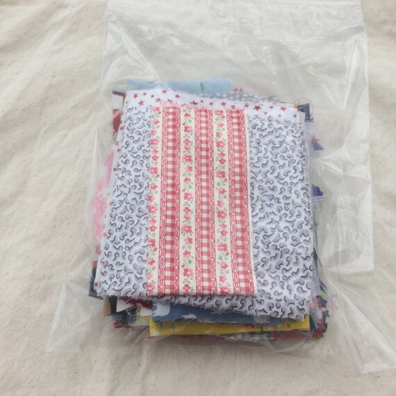 Crafters fabric scraps Pack remnants quilting patchwork Mix bundles 100/% cotton