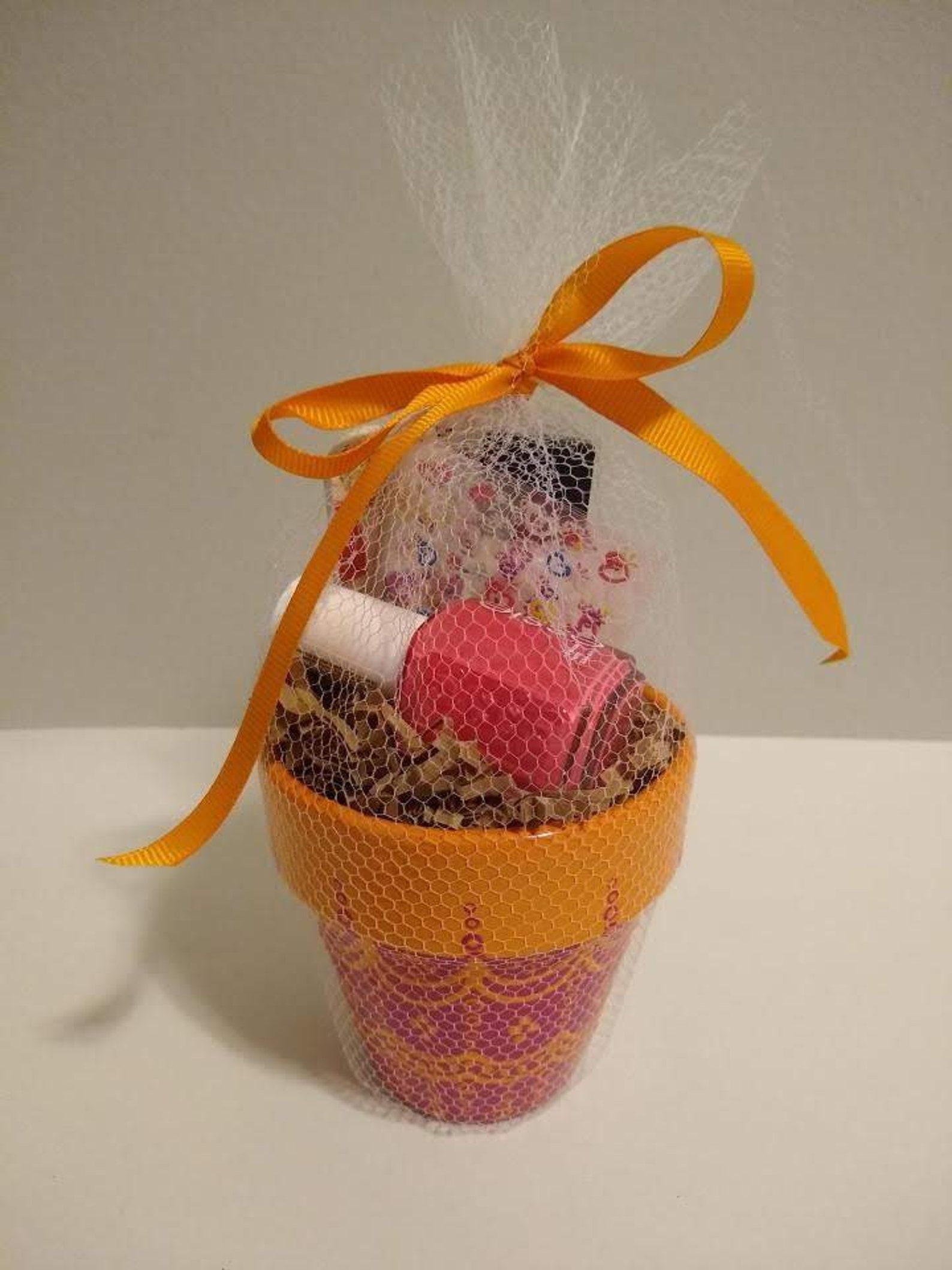 Gift Basket Nail Boutique 3 Handpainted Etsy