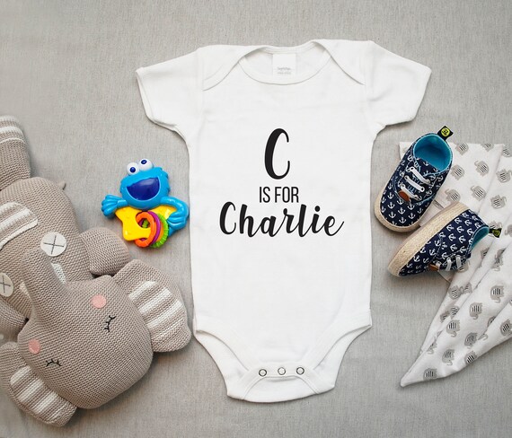 Personalized Baby Announcement Bodysuit Custom Pregnancy Gender Reveal Gift