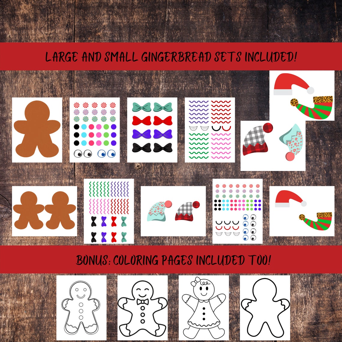 Build a Gingerbread Man Printable Activity/christmas Printable Activity ...