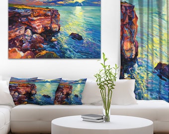 ocean metal print etsy