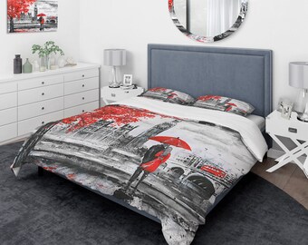 Paris Bedding Etsy