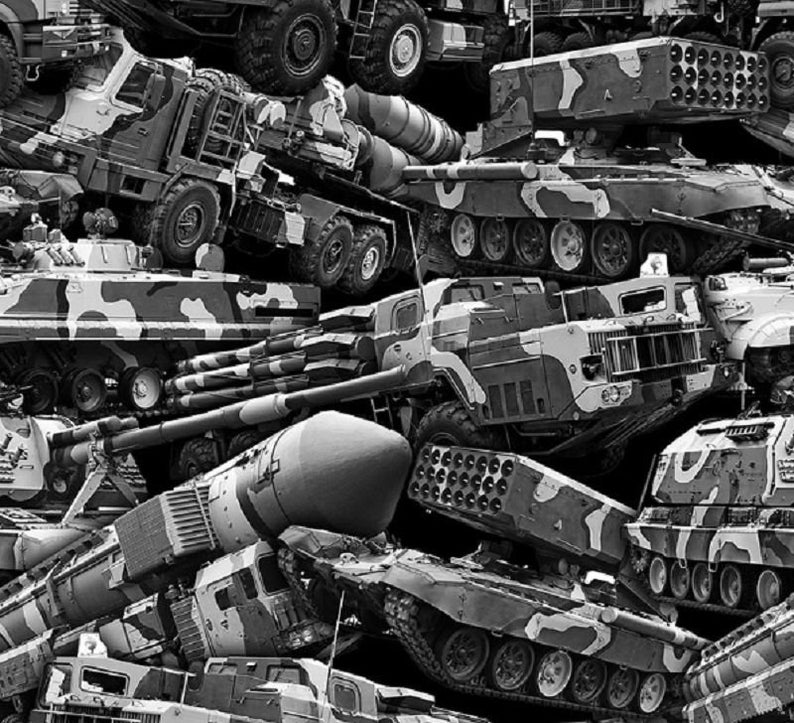 Hydrographic Film Full Kit Army Tanks