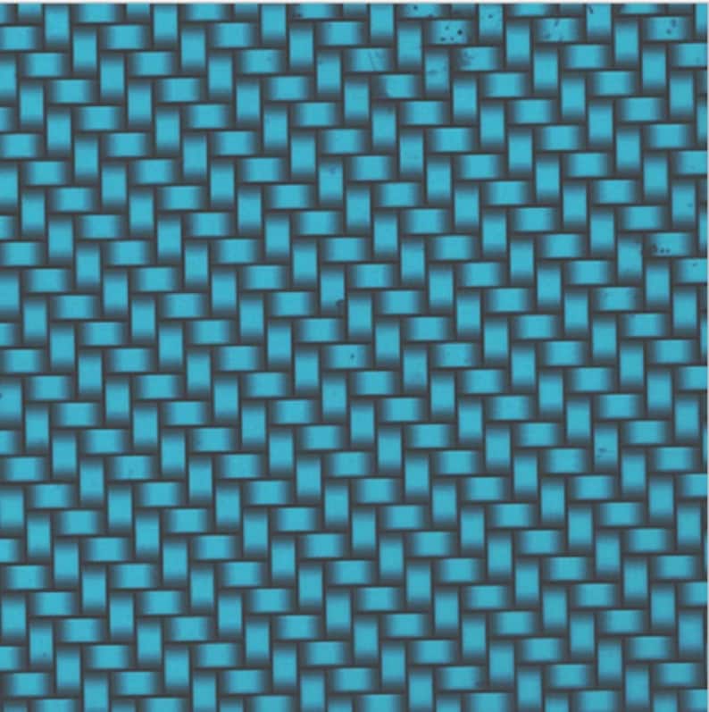 Hydrographic Film Metallic Blue Carbon
