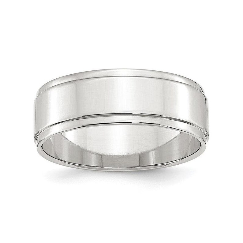 Step Edge Size 13 Band SS 7mm Flat w