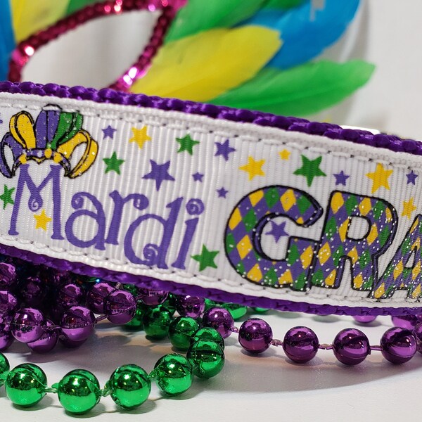 mardi gras jester ribbon