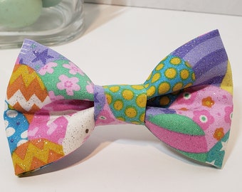 Easter Dog Bow Tie, Pastel Bow Tie, Dog Collar Bow Tie, Dog Bow Tie, Easter Dog Bow, Easter Bow Tie