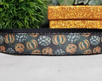 Dog Collar, Fall Dog Collar, Halloween Dog Collar, 1" Dog Collar, Pumpkin Dog Collar,