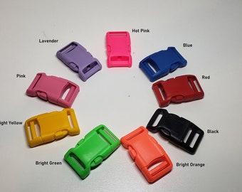 Colored Buckles, Colored Quick Release Buckles, UPGRADE BUCKLES, 1" Plastic Buckles, Quick Release Buckle UPGRADE