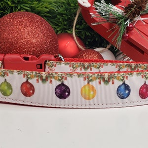 Dog Collar, Christmas Dog Collar, Holiday Dog Collar, 1&quot; Dog Collar, Winter Dog Collar, Big Dog Collar, Custom Dog Collar