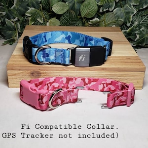 Fi Compatible Dog Collar, Big Dog Collar, Water Resistant Dog Collar, Dog Collar, Girl Dog Collar, Boy Dog Collar, 1&quot; Dog Collar, Dog Leash