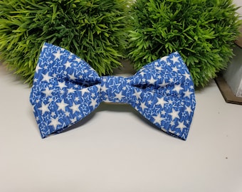 Bow Tie, Dog Bow Tie, Stars Bow Tie, Bowtie, 4th of July Bow Tie, Dog Collar Bow Tie