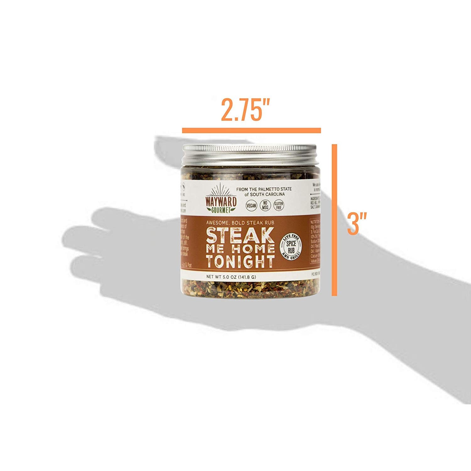 Steak Me Home Tonight 8 Oz Volume Bold Gourmet Steak Rub and Seasoning