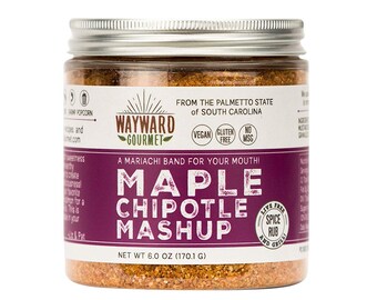 Maple Chipotle Mashup Rub / Seasoning (8 oz Volume) - Seasoning for Ribs, Chicken, Steak, Salmon