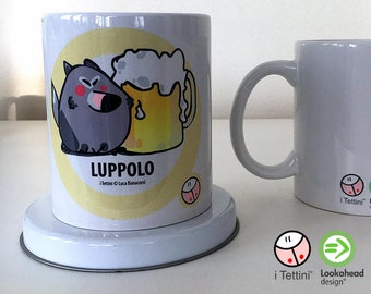 Tazza Mug in Ceramica LUPPOLO, i Tettini®.