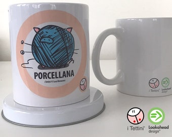 Tazza Mug in Ceramica PORCELLANA, i Tettini®