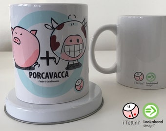 Tazza Mug in Ceramica PORCAVACCA, i Tettini®