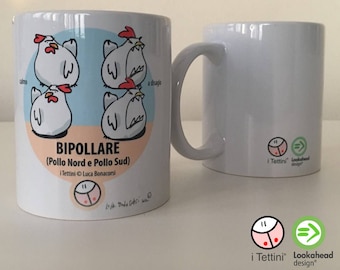 Tazza Mug ceramica BIPOLLARE, i Tettini®