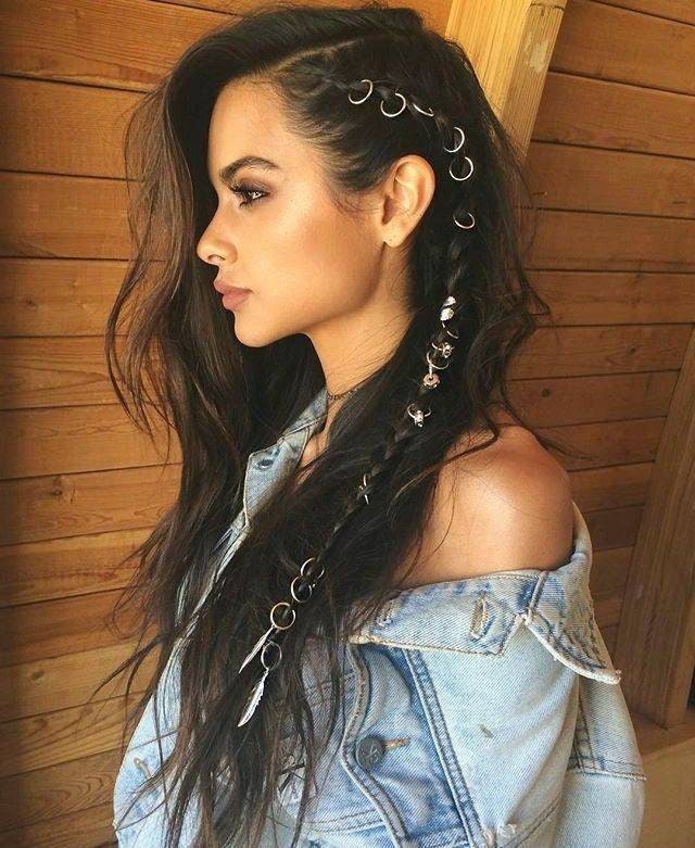 Metal hair deals rings