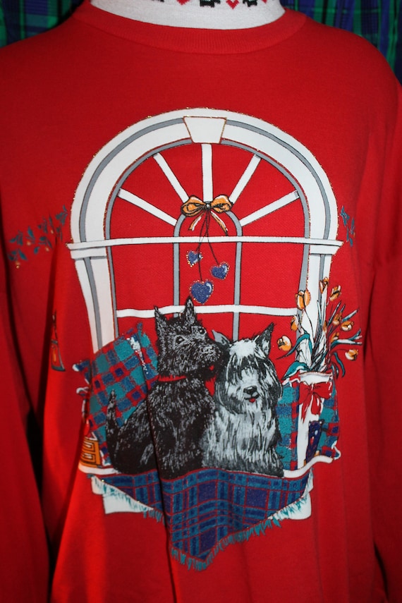 Act III, medium, red, scottie dog, hearts, ugly Ch