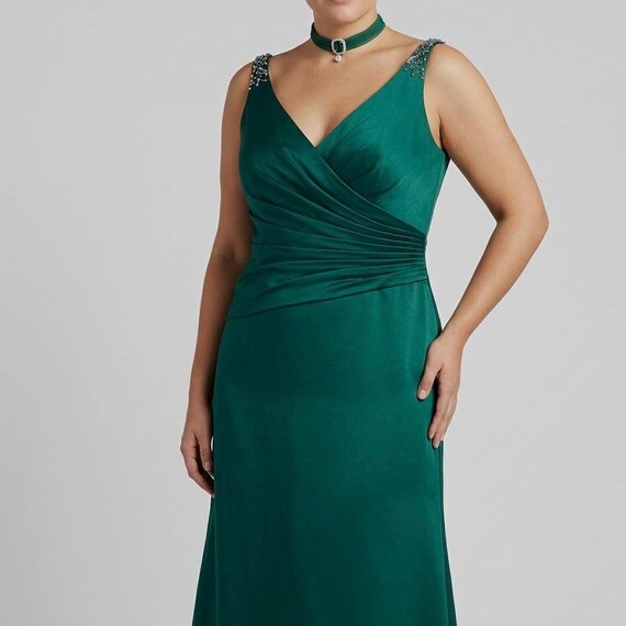 veromia bridesmaid dresses BNWT Bridal Prom Occasion Emerald Green Long Maxi Gown Size 16 search:occasion dresses for prom party Size:US18W