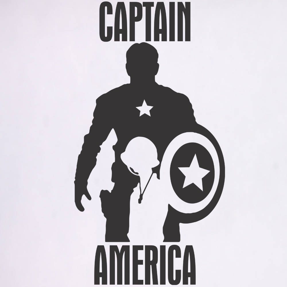 Download Captain America SVG Files Silhouettes DXF Files Cutting ...