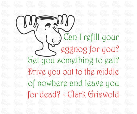 Moose Mug & Quote National Lampoon's Christmas Vacation  Etsy