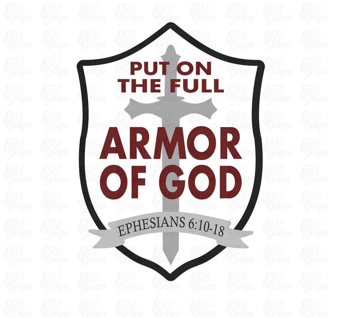 Armor of God SVG File DXF File Etsy
