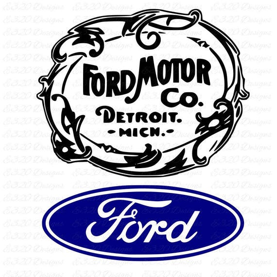 Download Ford Old School and Ford Oval Logo Emblem SVG DXF Cut File ...