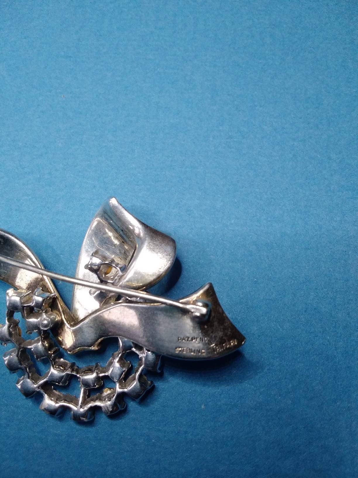 Trifari Sterling Brooch C1940 - Etsy