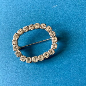 Vintage Rhinestone brooch c1940