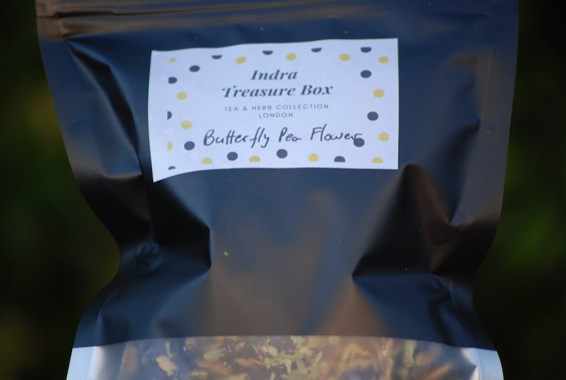 Butterfly Pea flower tea Thai Blue tea Clitoria Ternatea ...