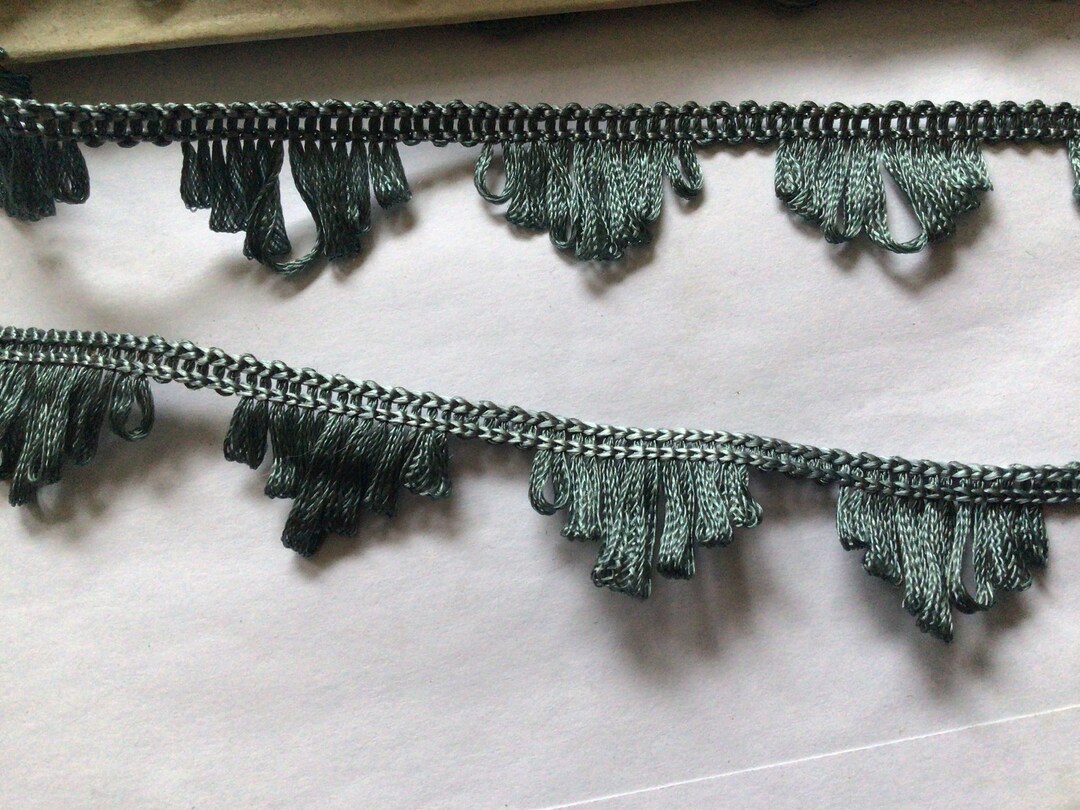 Galon Ruban Bleu Ancien – 2,7 X 400 Cm – Dentelle Vintage France – Lot Destockage