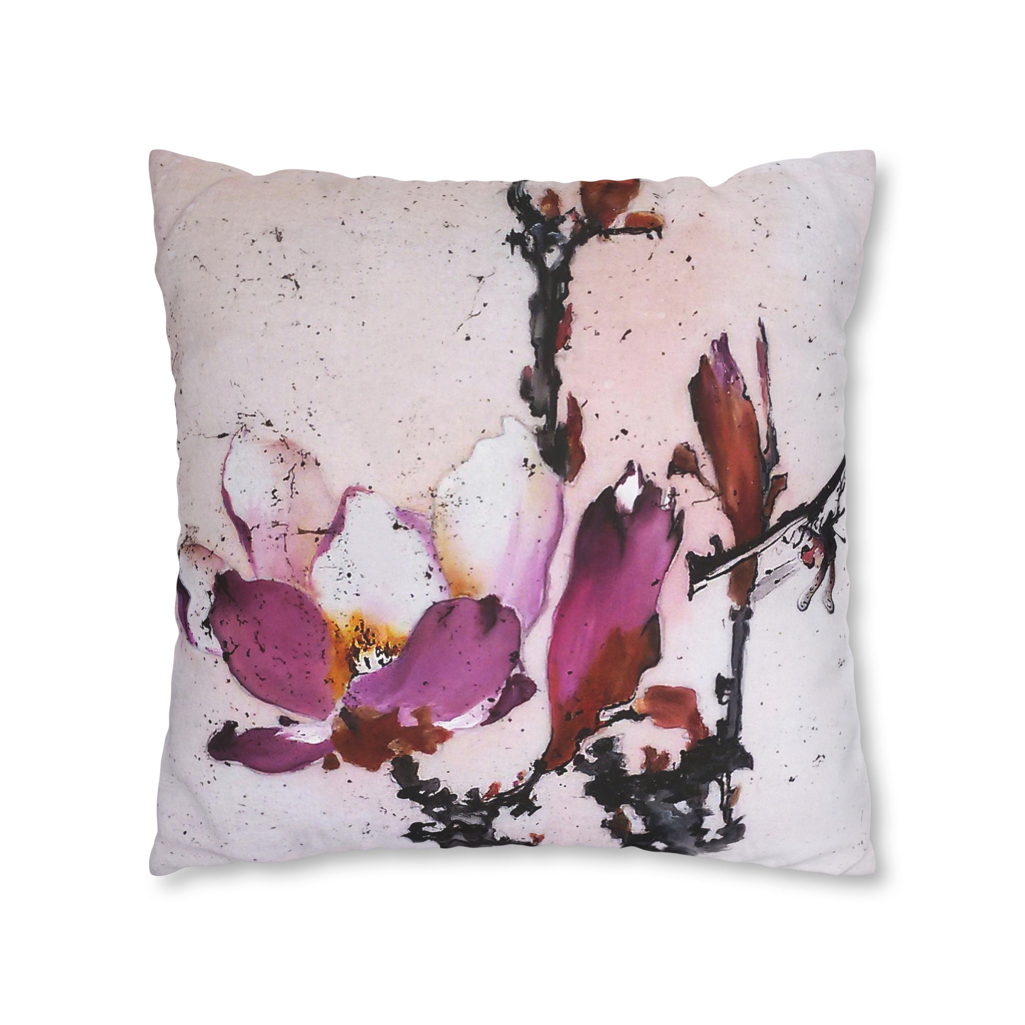Magnolia Flower Art Pillowcase Floral Decorative Pillow Cover - Etsy