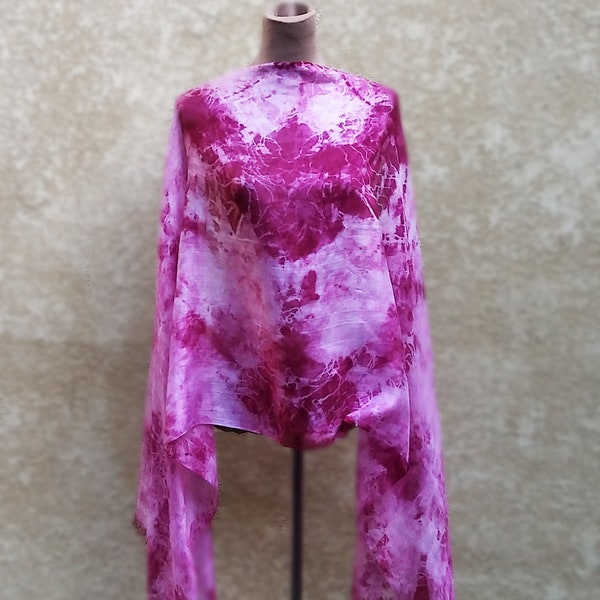 cerise pink shawl