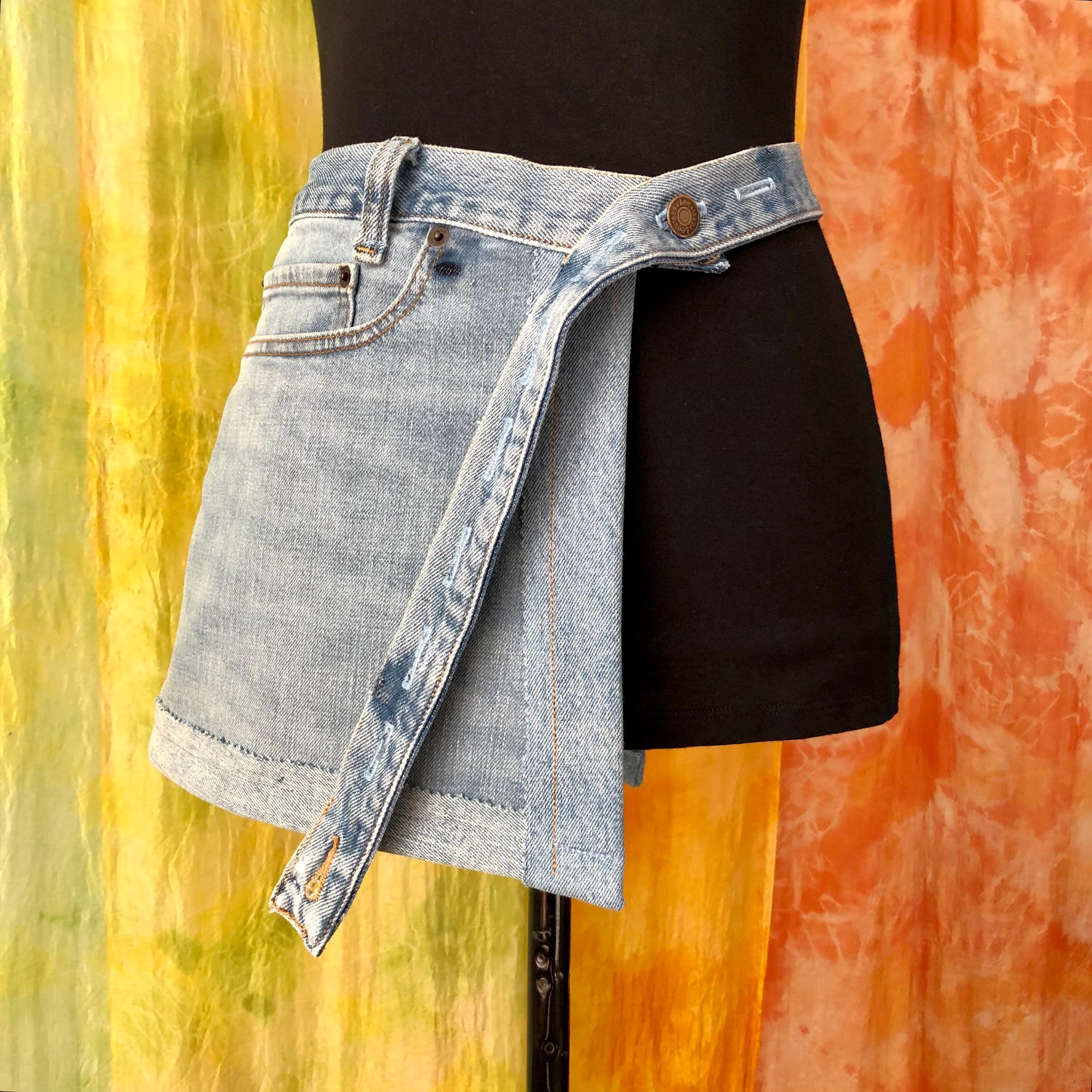 Denim Side pocket belt